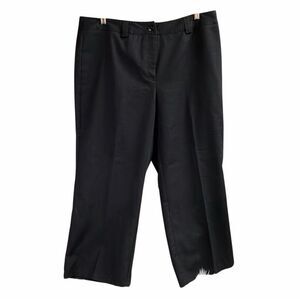 R.Q.T. RQT Women’s Black Dress Pants Size 16 Cotton Poly Career Office Business